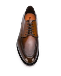 Santoni Burnished Finish Derby Shoes