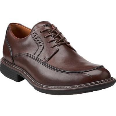 Clarks Unrage Brown Leather Lace Up Shoes, $149 | Shoebuy | Lookastic.com