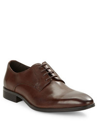 Black Brown 1826 Columbus Leather Oxfords