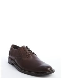 Original Penguin Dark Brown Leather Lace Up Tooled Oxfords