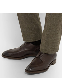 Edward Green Dover Textured Leather Derby Shoes