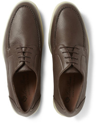 Loro Piana Downtown Leather Derby Shoes