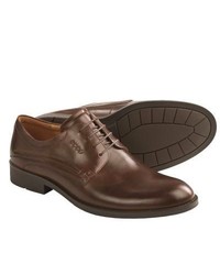 Ecco Birmingham Oxford Shoes Leather Cocoa Brown
