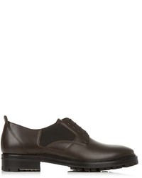 Lanvin Elasticated Side Leather Derby Shoes