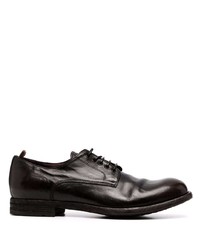 Officine Creative Journal Leather Derby Shoes