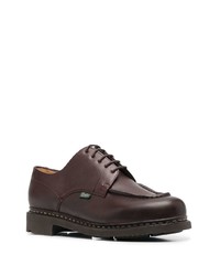 Paraboot Logo Patch Leather Derby Shoes