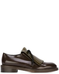 Marni Fringed Lace Up Derby Shoes