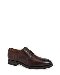 Dark Brown Leather Derby Shoes for Men | Men's Fashion | Lookastic.com