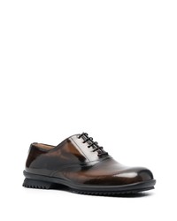 Maison Margiela Numbers Embossed Leather Derby Shoes