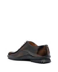 Maison Margiela Numbers Embossed Leather Derby Shoes