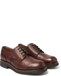 Brunello Cucinelli Pebble Grain Leather Derby Shoes