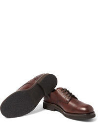 Brunello Cucinelli Pebble Grain Leather Derby Shoes