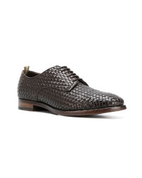 Officine Creative Princeton 081 Weaved Derby Shoes