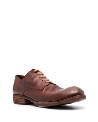 A Diciannoveventitre Round Toe Leather Derby Shoes