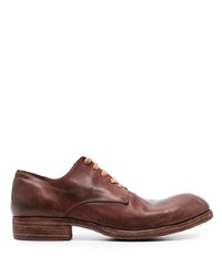 A Diciannoveventitre Round Toe Leather Derby Shoes