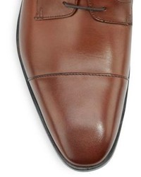 Saks Fifth Avenue Leather Cap Toe Derby Shoes