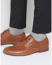 Aldo Sondano Derby Shoes In Brown Leather