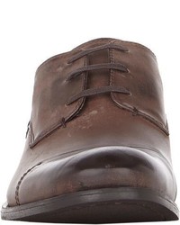 John Varvatos Star Usa Distressed Derby Shoes Brown