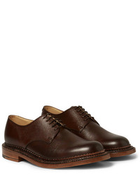 Grenson Triple Welted Leather Derby Shoes