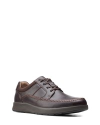 Clarks Unstructured Trail Sneaker In Mahogany Oily Leather At Nordstrom