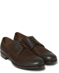 Dolce & Gabbana Washed Leather Derby Shoes