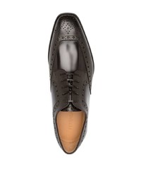 Ferragamo Western Style Leather Derby Shoes