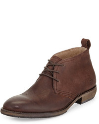 Andrew Marc New York Andrew Marc Standard Leather Oxford Boot Dark Brown