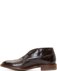 Paul Smith Brown Leather Carver Desert Boots