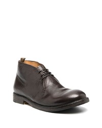 Officine Creative Brushed Lace Up Desert Boots