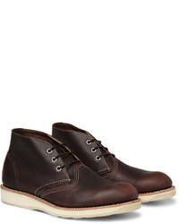 Red Wing Shoes Chukka Rubber Soled Leather Boots