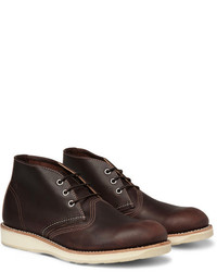Red Wing Shoes Chukka Rubber Soled Leather Boots