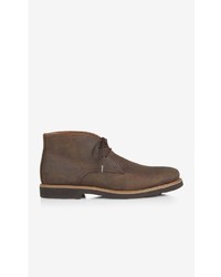 Express Brown Leather Chukka Boot