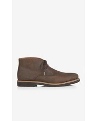 Express Brown Leather Chukka Boot