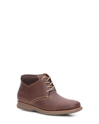 Sandro Moscoloni Eyelet Plain Toe Leather Demi Boot In Brown At Nordstrom