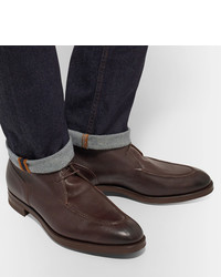 Edward Green Halifax Cross Grain Leather Chukka Boots