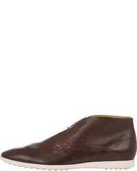Tod's Leather Chukka Boots Brown