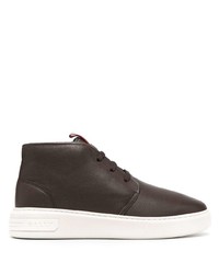 Bally Leather Hi Top Sneakers
