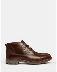Firetrap Leather Lace Up Desert Boots