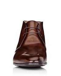 Barneys New York Plain Toe Chukka Boots Black Brown