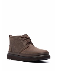 UGG Shearling Lined Leather Ankle Boots