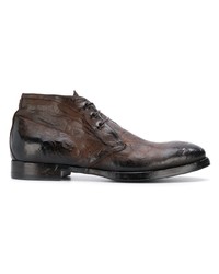 Silvano Sassetti Textured Lace Up Derby Shoes
