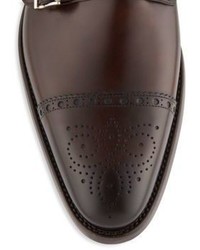 Leather Monk Strap Shoes
