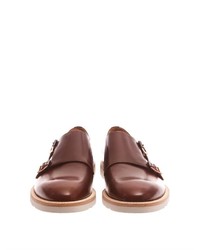 Paul Smith Shoes Accessories Double Monk Strap Leather Shoes