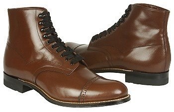 stacy adams cap toe boot