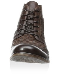 Robert Graham Perches Lace Up Woven Leather Boot