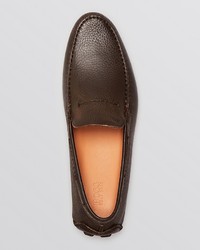 Hugo Boss Boss Drinno Pebble Grain Leather Driving Loafers