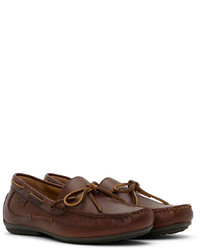 Polo Ralph Lauren Brown Roberts Leather Driver Loafers