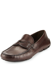 Prada Calf Leather Driving Loafer