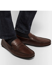 Mexico zak genezen Tod's City Gommino Leather Penny Loafers, $396 | MR PORTER | Lookastic