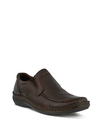 Spring Step Niccolo Moc Toe Loafer In Brown At Nordstrom